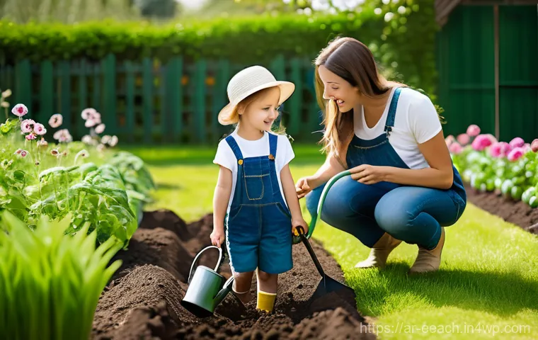 자연 연결 교육 프로그램의 브랜드 가치 구축 - **Prompt 1: Joyful Exploration in Nature**
    "A group of diverse children, aged 6-10, are happily ...